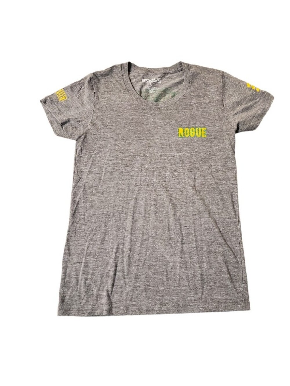 Rogue Fitness Women's Gray Lucky Clove St. Patrick's Day T-shirt Large